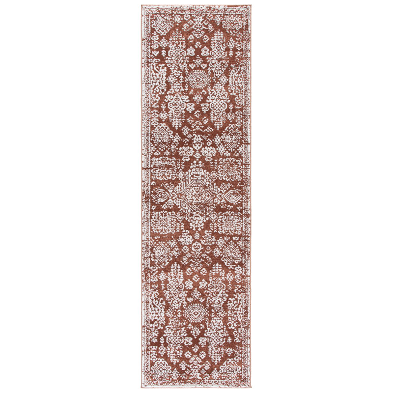 Chamber Power Loom Performance Oriental Indoor Rug, 2'-2" x 8'-0" Runner