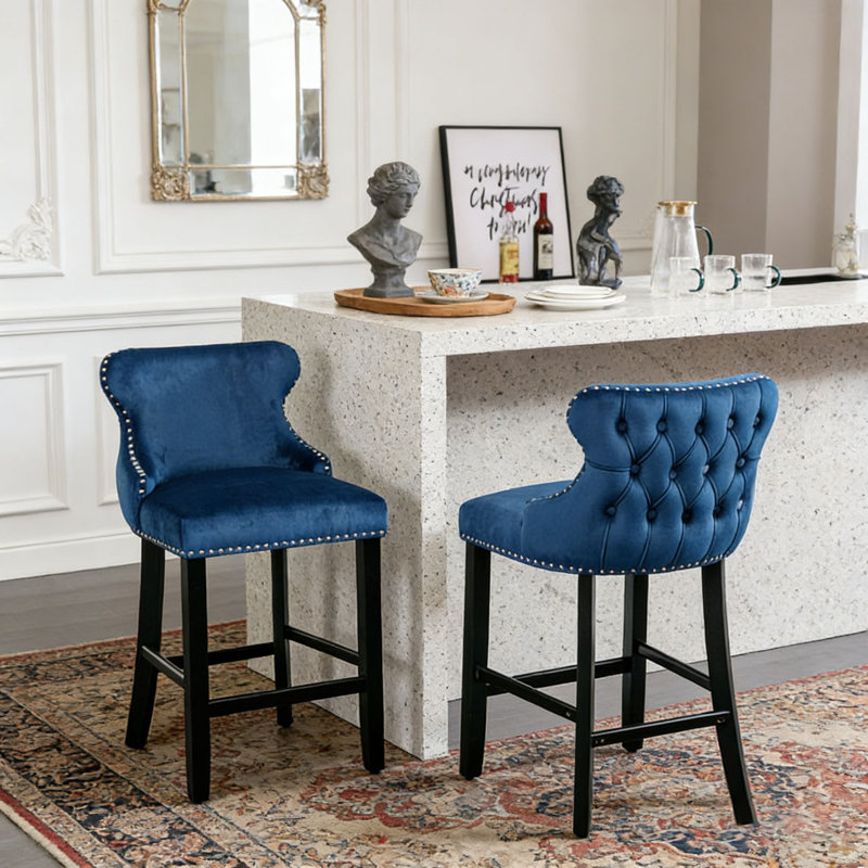 Ensemble de chaises de salle à manger, Bleu