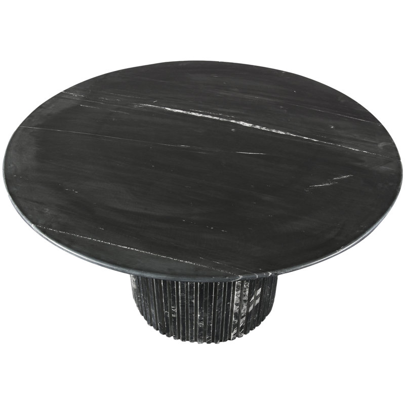Genoa Jamary Dining Table, Black Marble