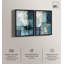 Art mural Golden Shadowbox Blue par Golden Remedy-115200692-115200693