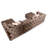 Verble Velvet U-Shaped Sectional Symmetrical-862250787-862250952