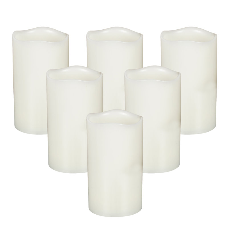 Unscented Flameless Pillar Candle