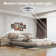 Ceiling Fans With Lights And Remote, Modern Smart LED Ceiling Fan Light