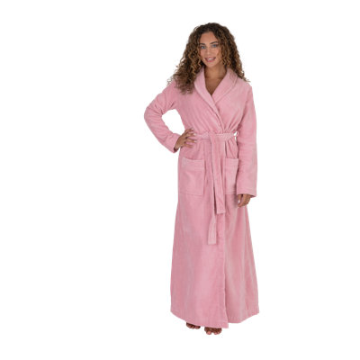 Peignoir fille / femme 100% coton et ratine avec poches