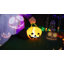 Gnome gonflable d'Halloween à DEL de 6,7 pi avec enseigne «Happy Halloween» et lanterne citrouille