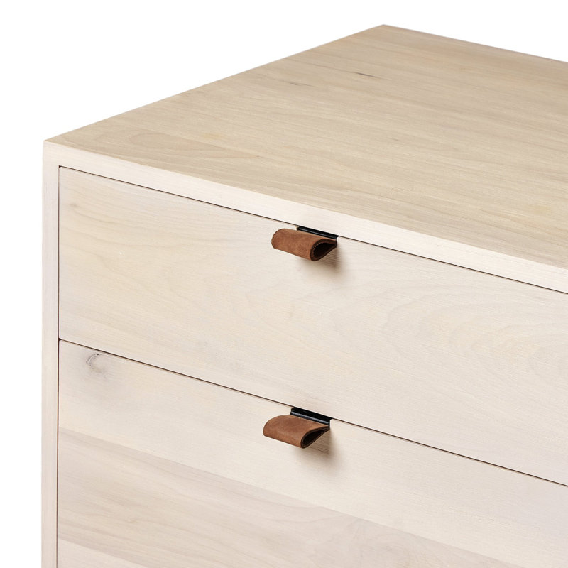 Trey Modular Wide Filing Cabinet, Whitewash