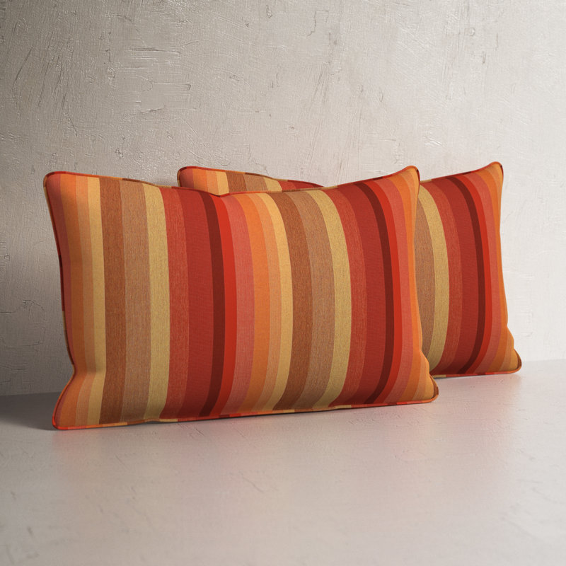 Boynton Rectangular Pillow Cover & Insert, 16" H x 26" W, Astoria Sunset Sunbrella®
