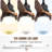 60 Inch Ceiling Fan With Lights 3 Solid Wood Fan Blade Noiseless Reversible Motor Remote Control