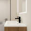 Lavabo pour salle de bain 24 po - Installation double usage: lavabo en céramique lisse et cuve 24 po avec vasque autoportante ou polyvalente