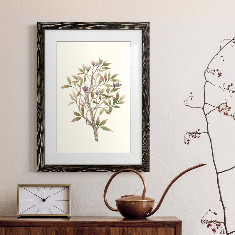 «Twig Study II», impression encadrée, H 20 po x l 17 po x P 1 po, Cadre noir