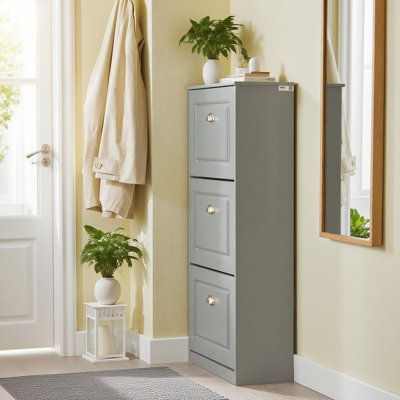 Moriah 12 Pair Flip Down Shoe Storage