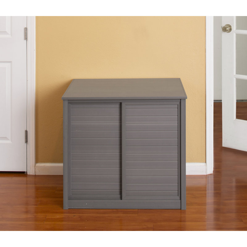 Armoire de rangement pour animaux 30 po Deneishia Versa, Gris