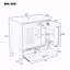 Meuble-lavabo avec lavabo et rangement-106837973