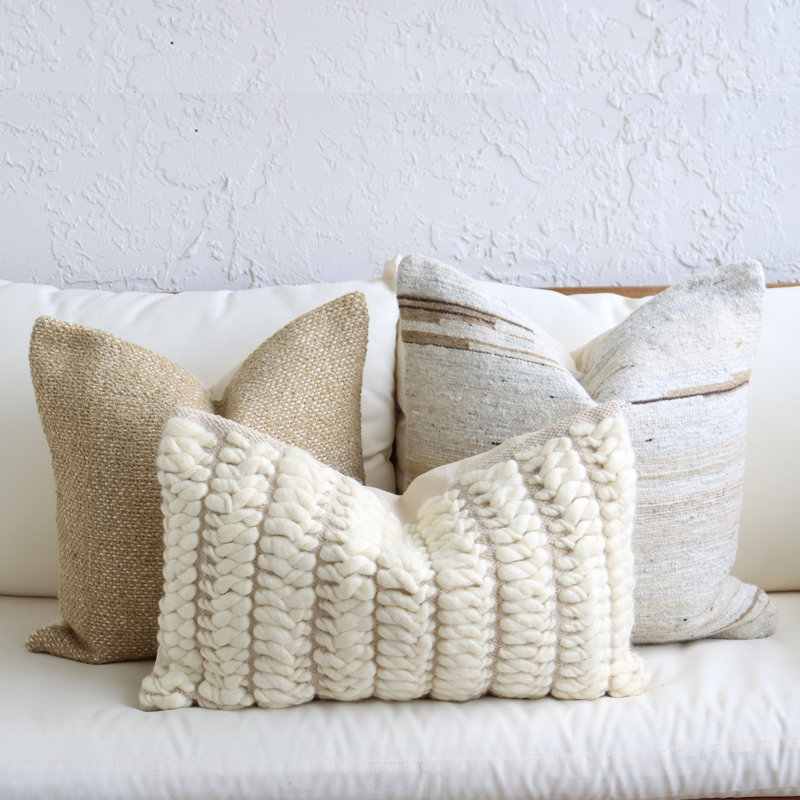 Textured Boho Pillow Cover Set