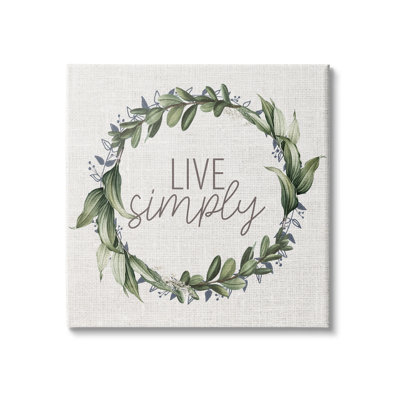 «Live Simply Expression» par - Art textuel