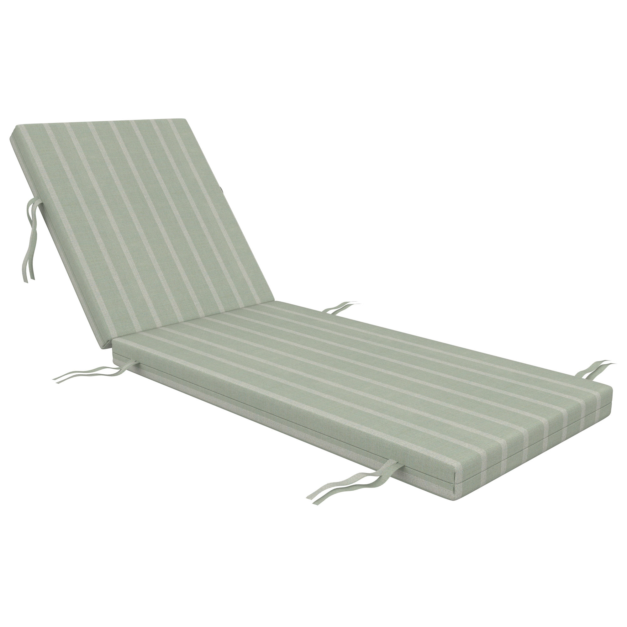 Lani Sunbrella Outdoor Chaise Lounge Cushion, Unwind Rainwashed, 24" W x 45" D