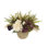 Fall Arrangement with Hydrangeas and Wheat in Rope Pot