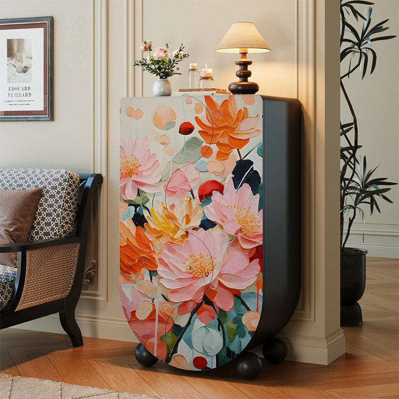 Commode florale luxueuse de style français