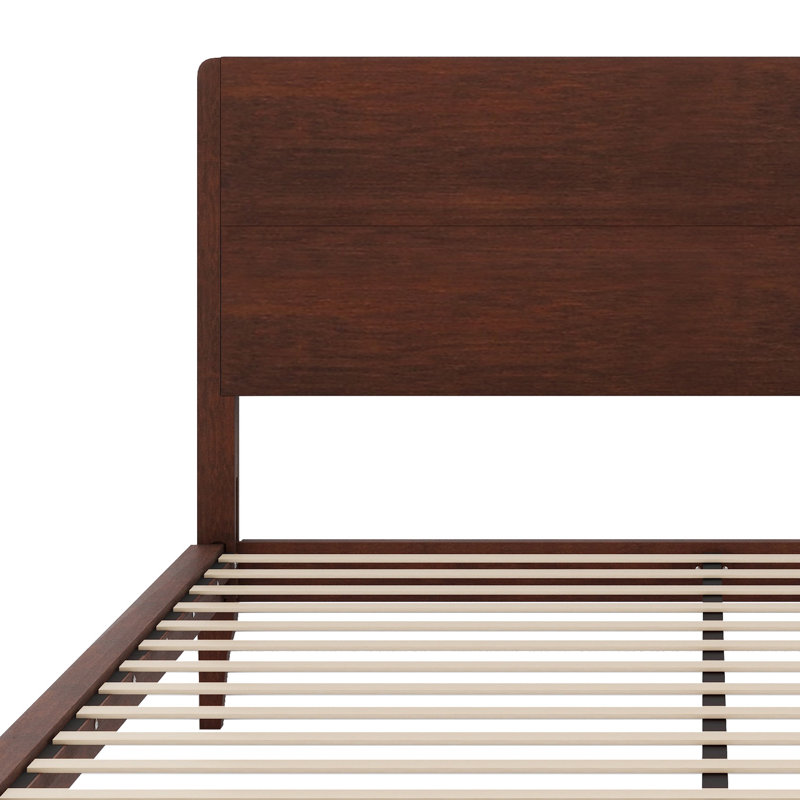 Lit plateforme Wood, Chocolat