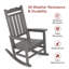 Chaise berçante d'extérieur Lisann-923662339