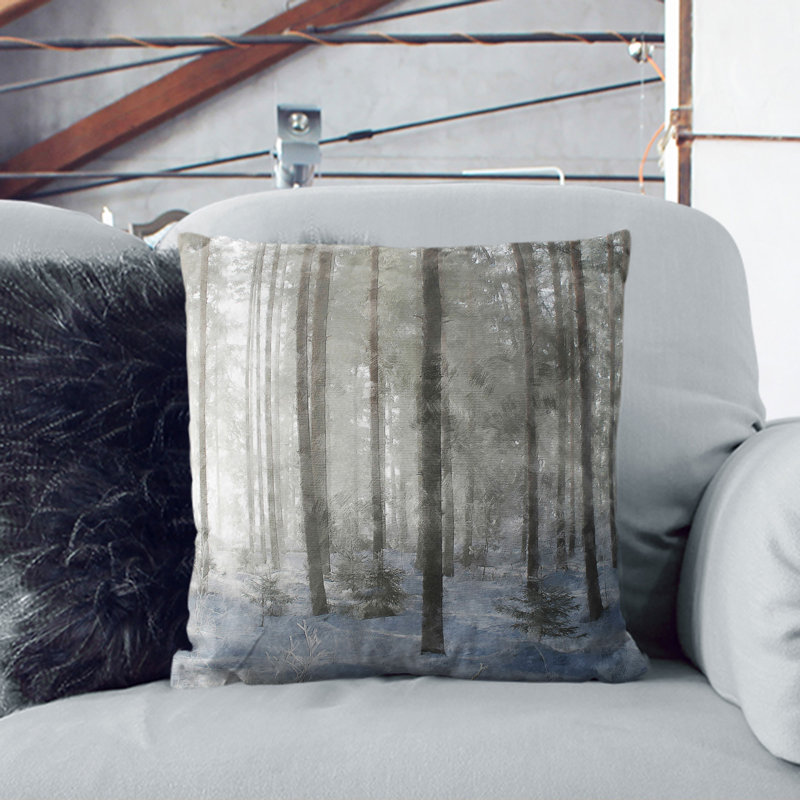Winter Forest Vol.8 Scatter Cushion, 40cm H x 40cm W x 15cm D