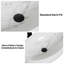 18.7'' X 14.3'' Modern Oval Bathroom Vessel Sink With Marble Look