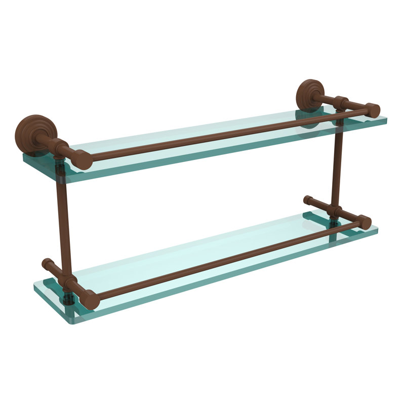 Beresford 2 Piece Tiered Shelf, Antique Bronze