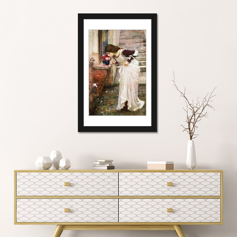 « the martin » par john william waterhouse, reproduction d’art sur toile, H 32 po x l 24 po x P 1 po, Blanc