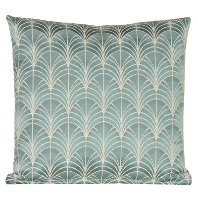 At The Gate Art Deco Throw Pillow
