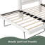 Lit plateforme double tapissier-870365506