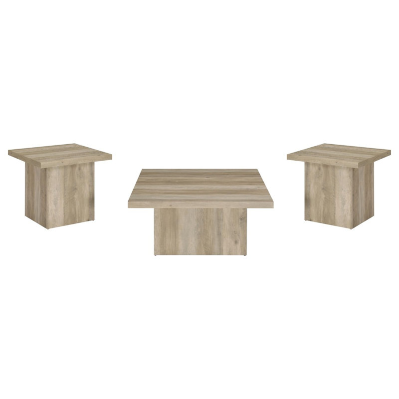 Ensemble de tables basses 3 pièces Eldridge, Natural
