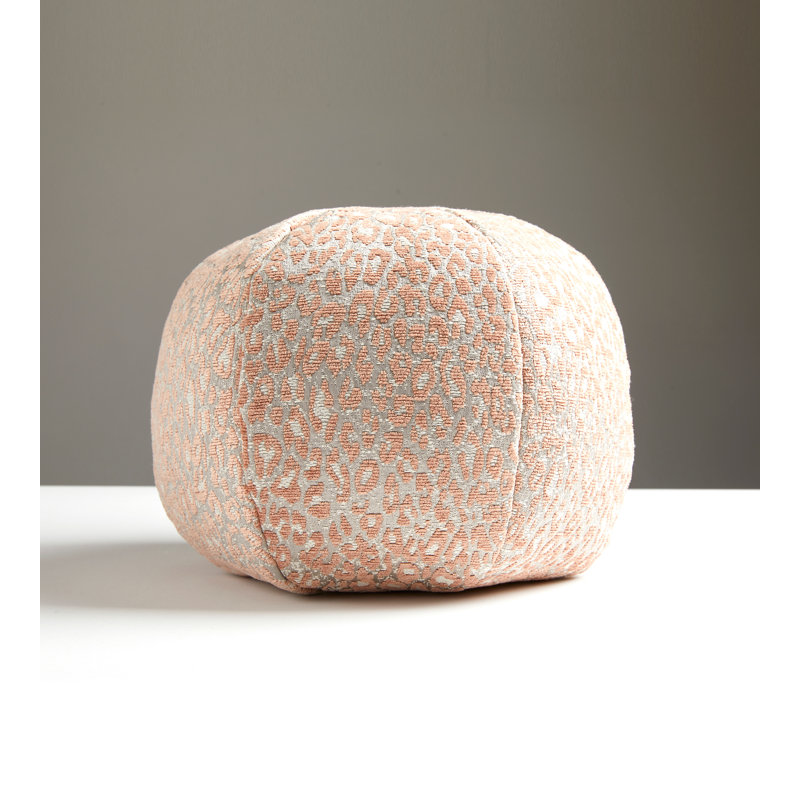 Amazink Circular Pillow Cover & Insert, Pink Sand