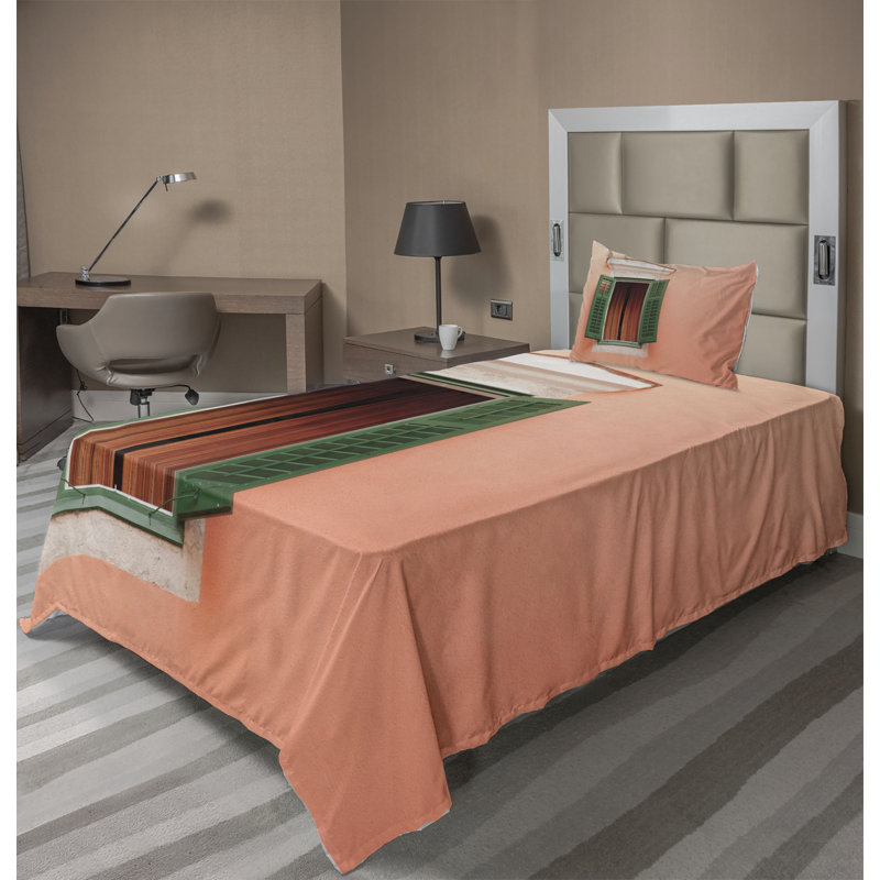 Microfiber Sheet Set, Twin XL Sheet Set + Fitted Sheet + 1 Pillowcase