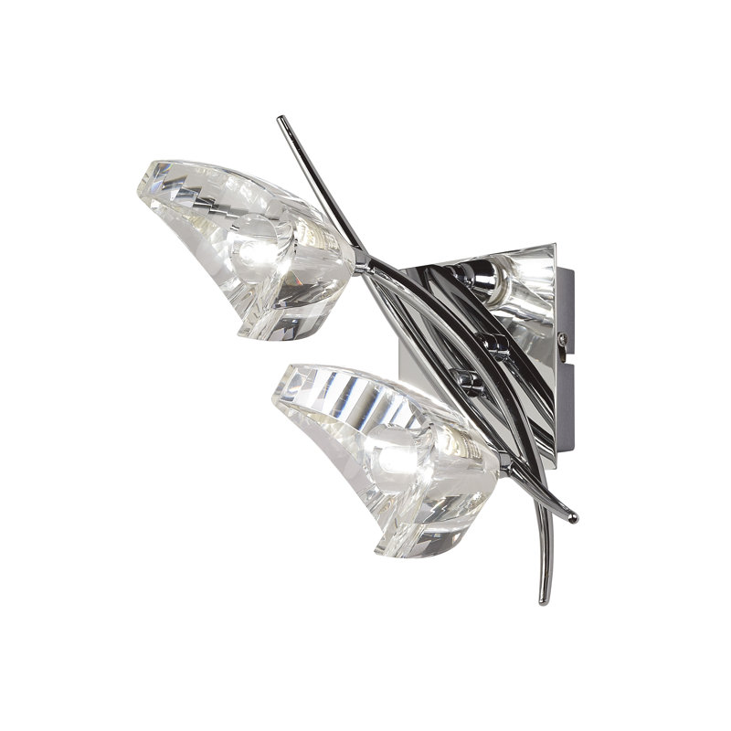 Drossett Armed Sconce, Chrome, Yes