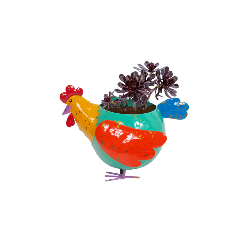 Ahmid Handmade Metal Statue Planter