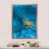 Impression argent sur toile encadrée