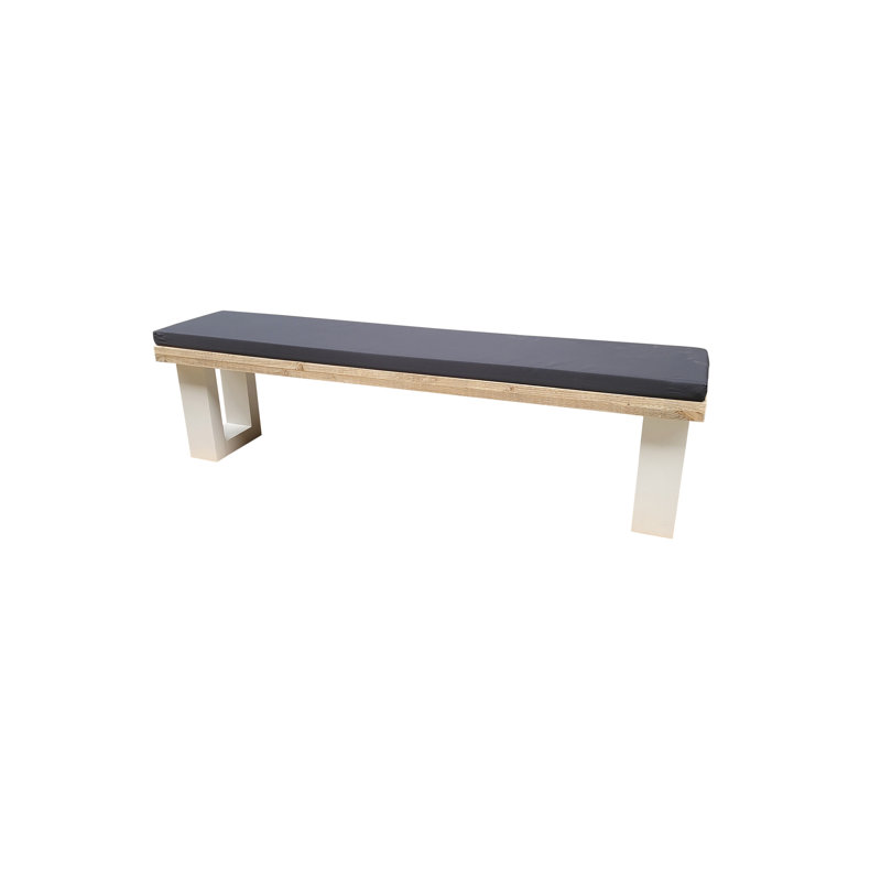 Elodia Acrylic Upholstered Bench, 49cm H x 190cm W x 36cm D