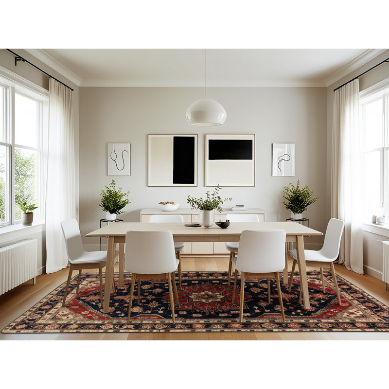 Machine Washable Turkish Brown Area Rug, Rectangulaire 7 pi x 10 pi