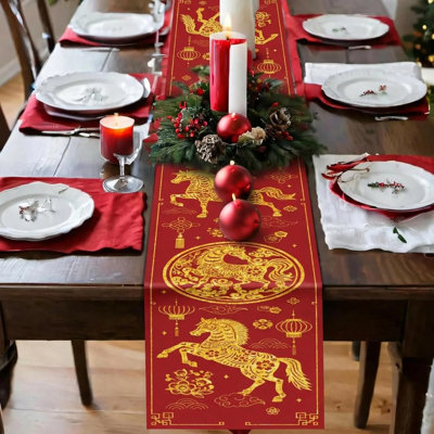 Chemin de table 2026 New Year