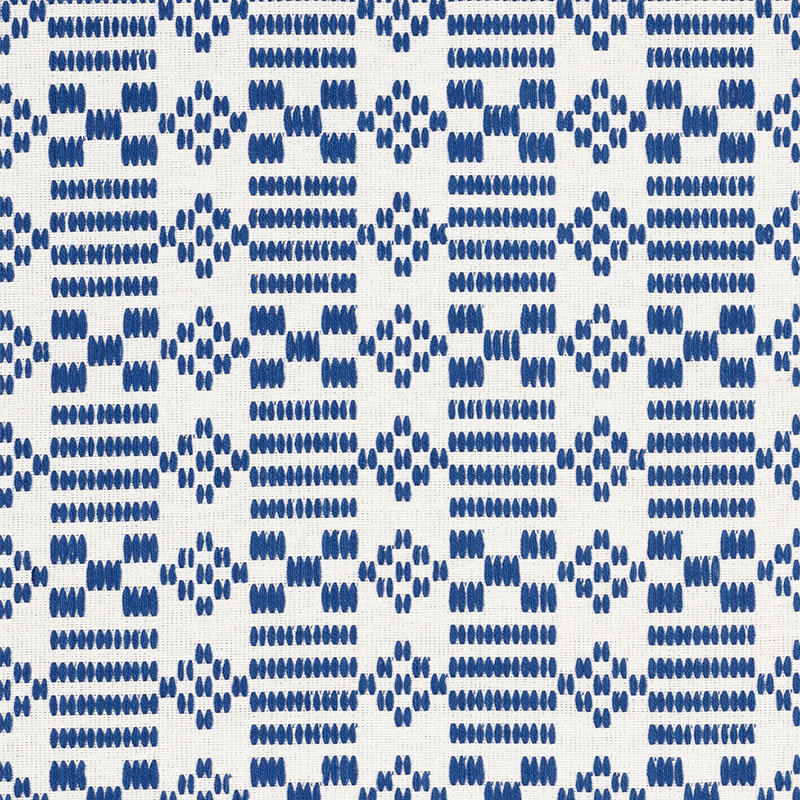 Wilson Embroidery Fabric, Indigo
