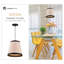Luminaire tambour suspendu 1 lumière Odessa