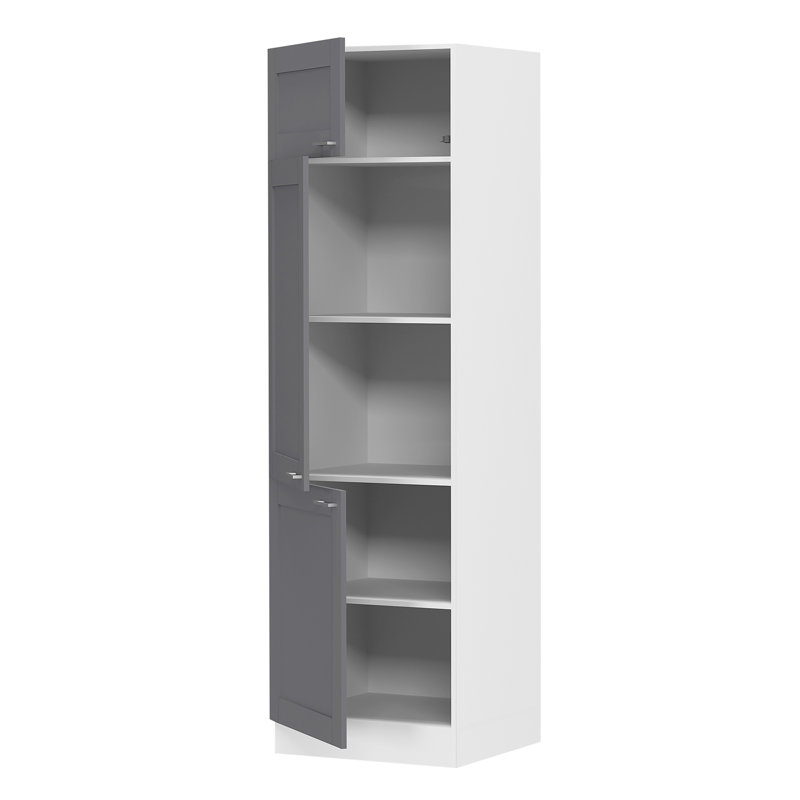 Aynsleigh 207cm Kitchen Pantry, Black