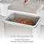 Tower Cavaletto Bread Bin with Removable Lid, Large Capacity, Durable Steel Body-91967113