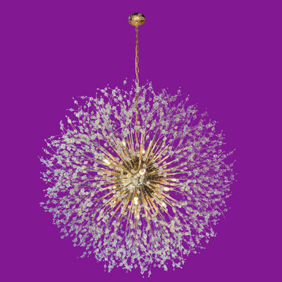 Islaa Dimmable Crystal Sputnik Chandelier