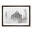 Mist over the Taj Mahal in India - Picture Frame Graphic Art Print-55733620-55733619