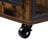 Stylish Pet Crate Side Table With Multiple Access Options And Mobility Feature