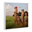 Suricates jouant au golf, impression sur toile-1785023853-1782799523
