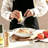 4-Piece White Stoneware Pasta Bowl Set, 9 in Matte Ceramic Bowls (Set of 4)
