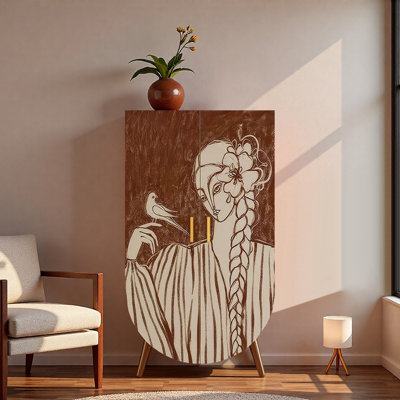 French style art household wardrobe
