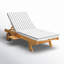 Chaise longue d'extérieur